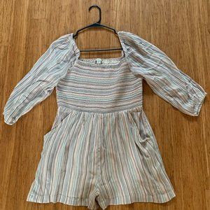 American Eagle Smocked Romper NWT